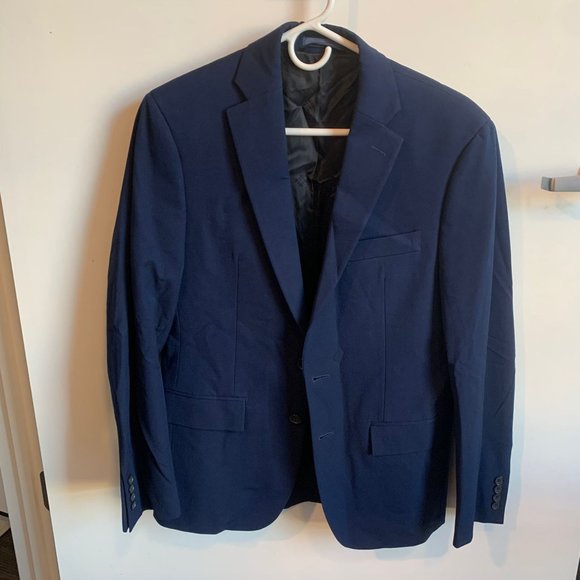 Ryan Seacrest Navy Suit - Picture 1 of 10